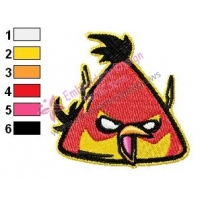 Angry Birds Embroidery Design 024